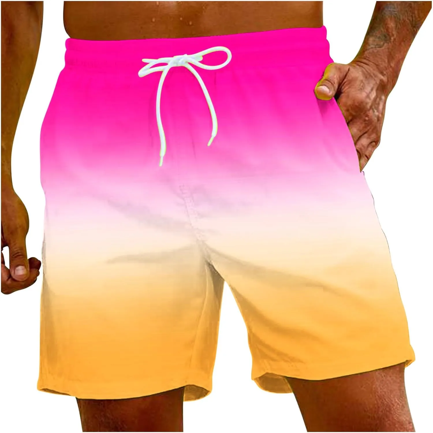 Matching Cruise Outfits for Couples Print 3D Shorts Fun Size Beach Sports Men's Pants Shorts Men Small Mens Swim
