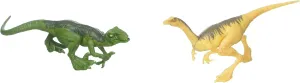 Mattel Jurassic World Dino Velociraptor & Gallimimus Figures, 2 Pack