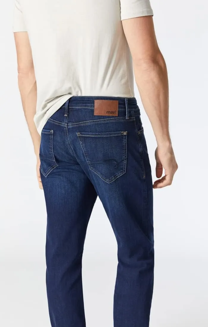 Mavi Men's Matt Mid-Rise Relaxed Straight Leg Jeans