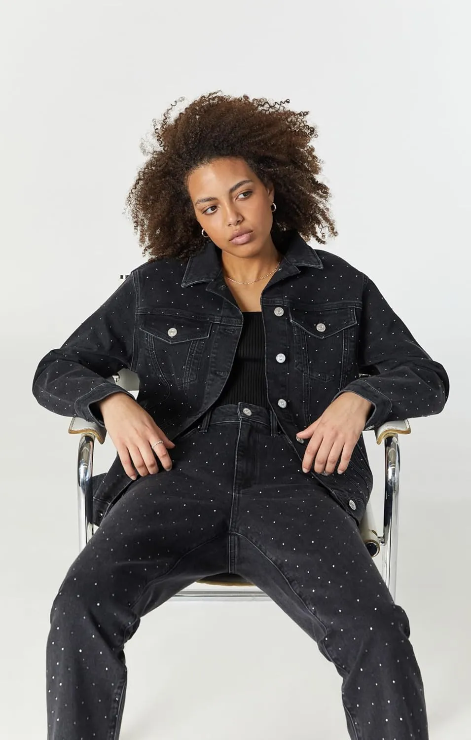 Mavi Women's Karla Relaxed Fit Denim Jacket