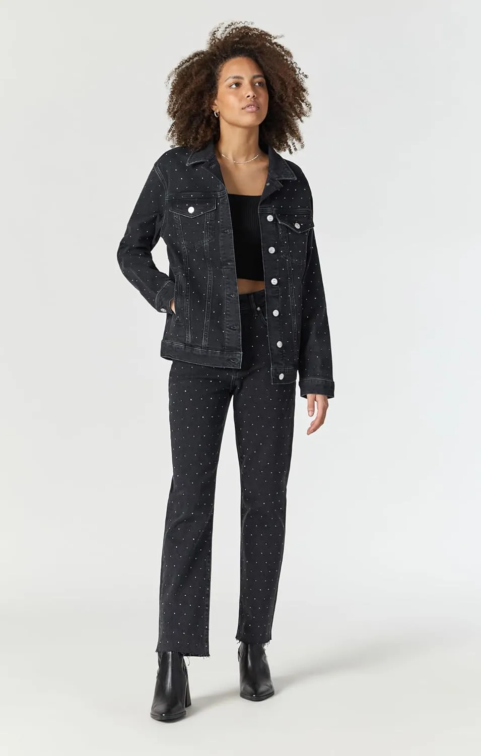 Mavi Women's Karla Relaxed Fit Denim Jacket