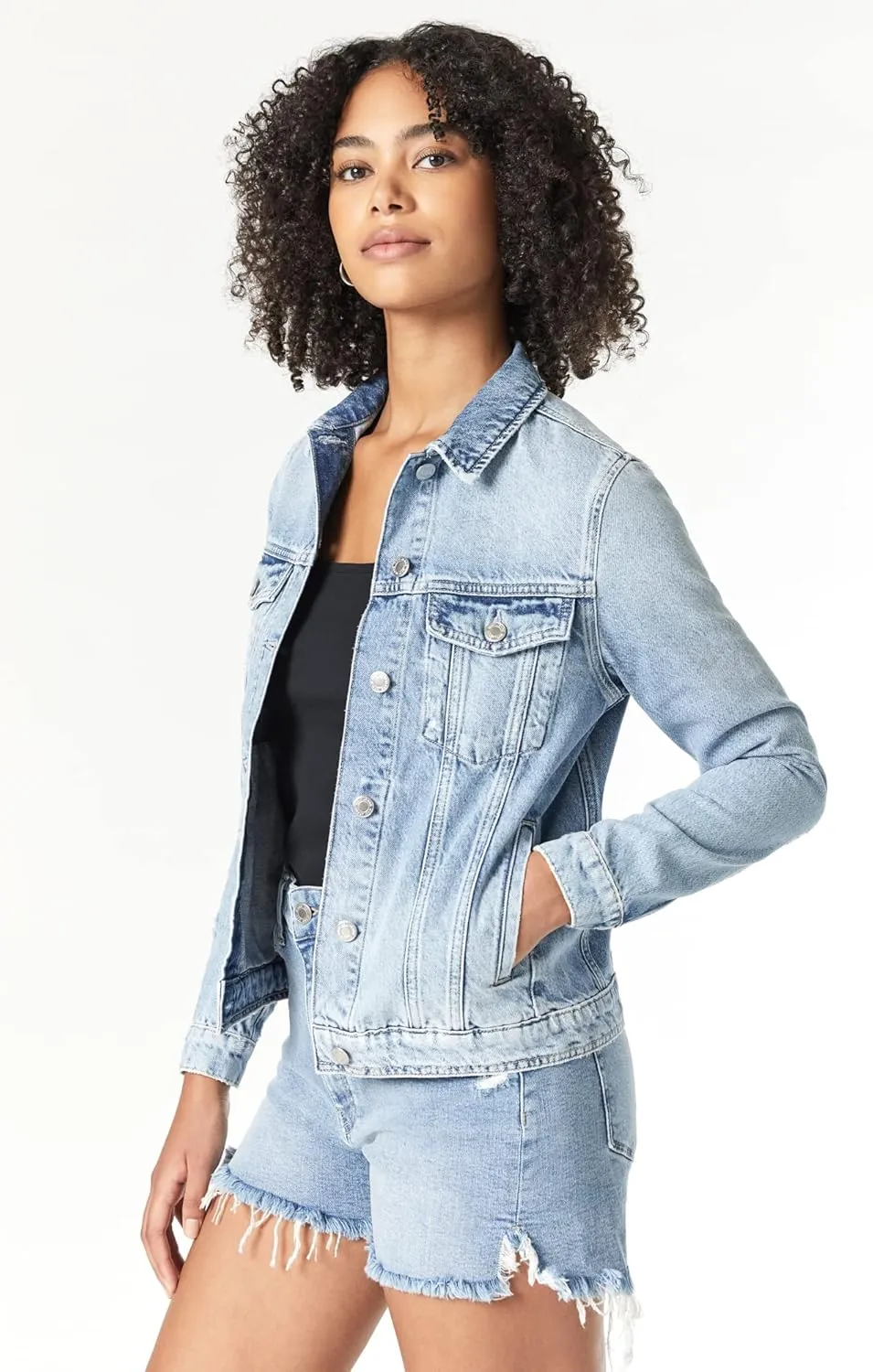 Mavi Women's Katy Classic Fit Denim Jackets