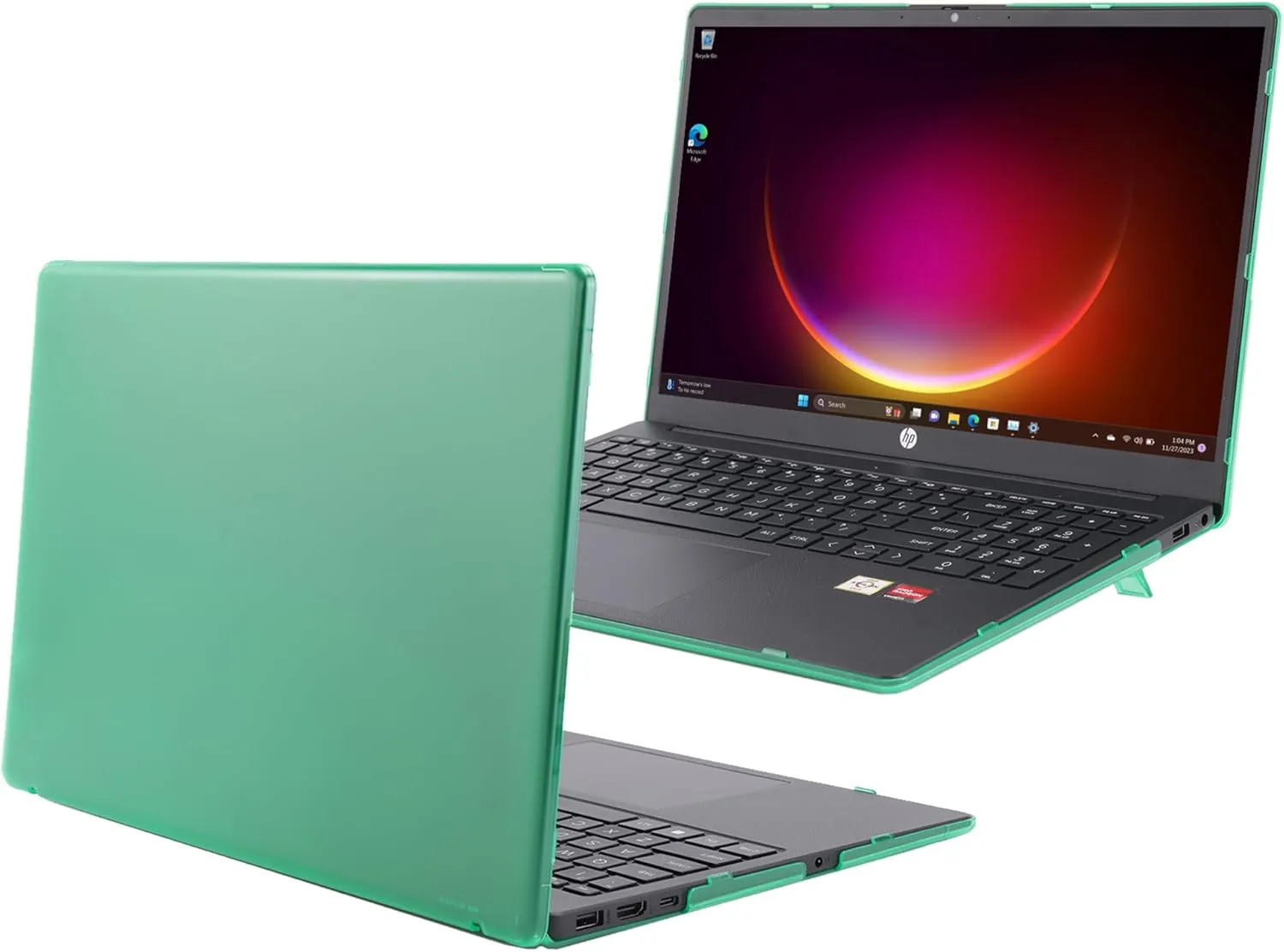 mCover Case Compatible ONLY for 2023-2024 15.6-inch HP Laptop 15-FCxxxx / 15-FDxxxx Series Windows Notebook PC (NOT Fitting Any Other HP Laptop Models) - Green
