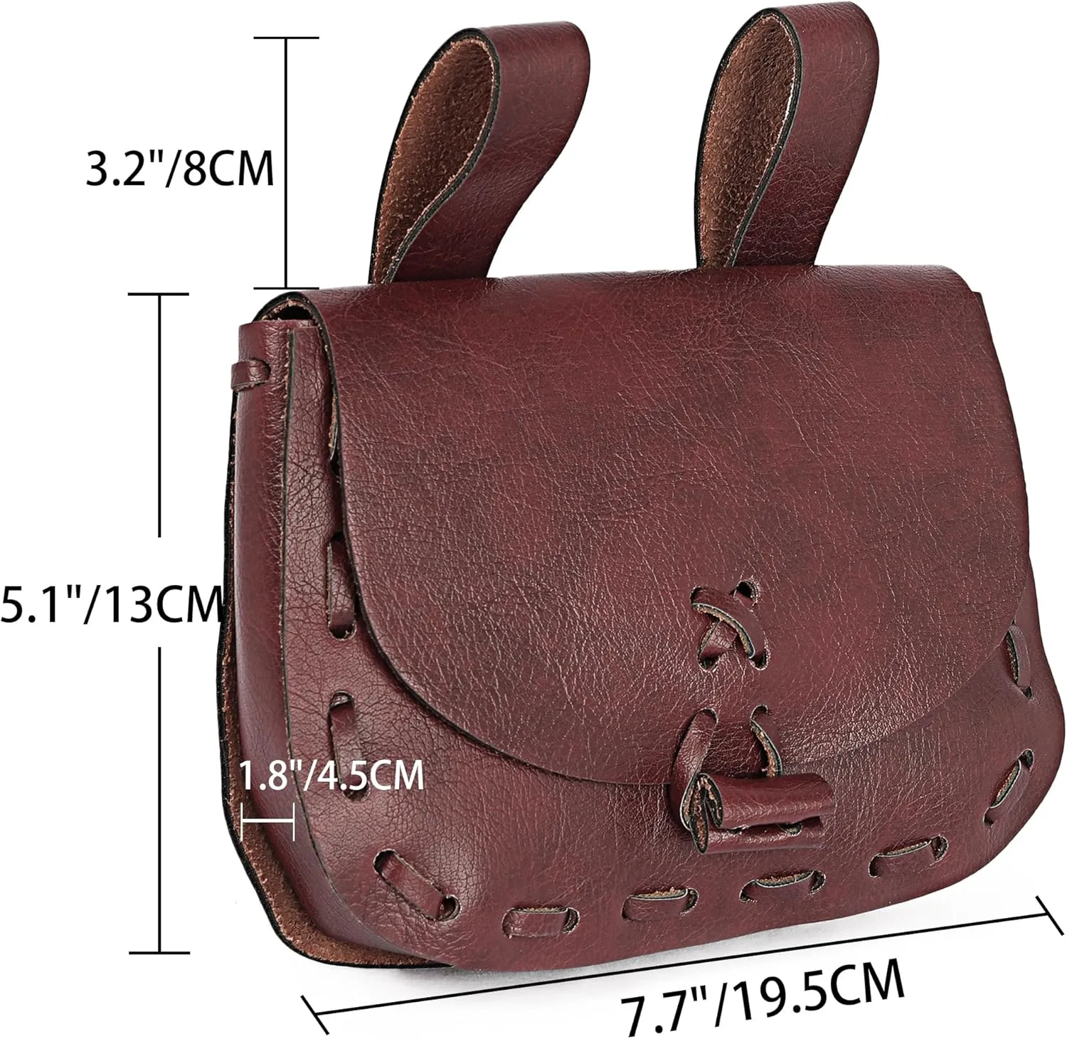 Medieval Waist Pack Vintage Belt Pouch Waist Bag LARP Renaissance Costume Accessories for Women Men