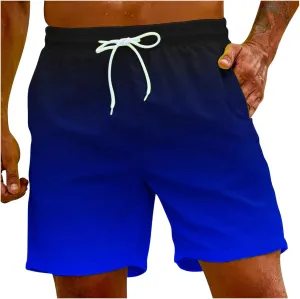 Men Funny Beach Short Color Sports Dinosaur Solid Summer Men's Beach Men's Pants Lightweight Shorts Mens Man
