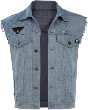 Men Steve Harrington Shirt Jacket Cosplay Costume Outfit Retro Button Up Denim Vest Jean Jacket Sleeveless Women Adult