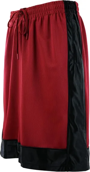 Mens Basketball Training Shorts with 3 Zippered Pockets