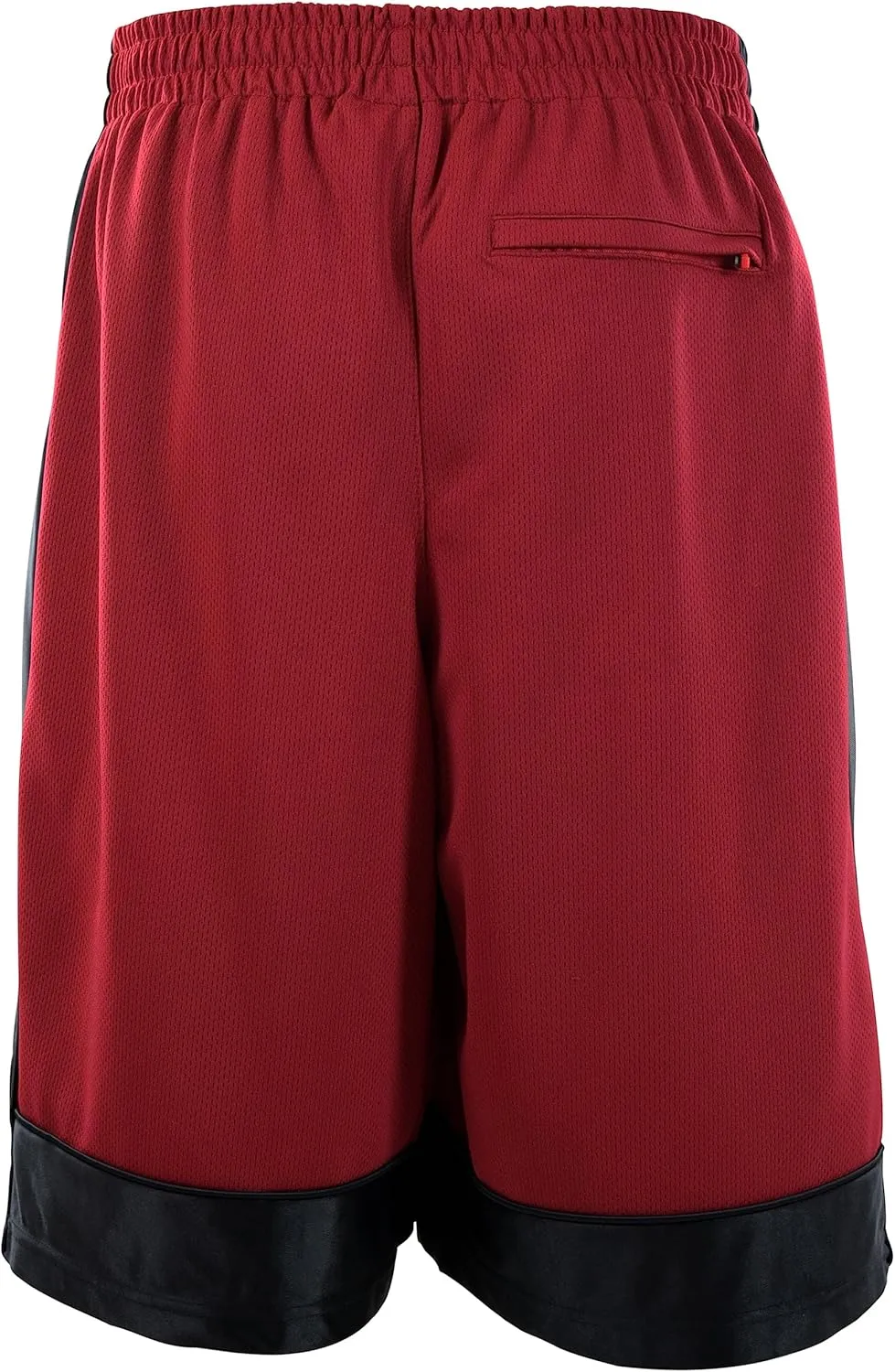 Mens Basketball Training Shorts with 3 Zippered Pockets