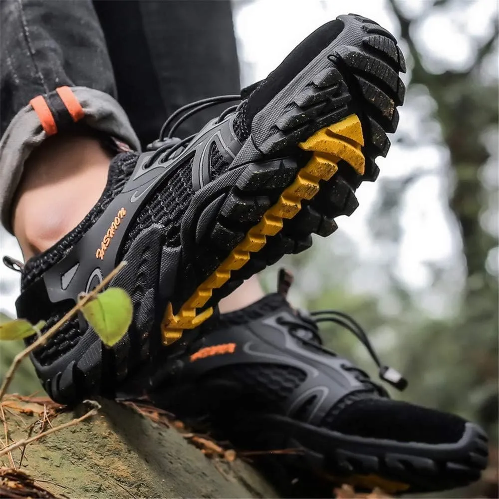 Men's Hiking Shoes Breathable Ultra-Slip Running Barefoot Trekking Mesh Quick Dry Lightweight Outdoor Training Sneakers
