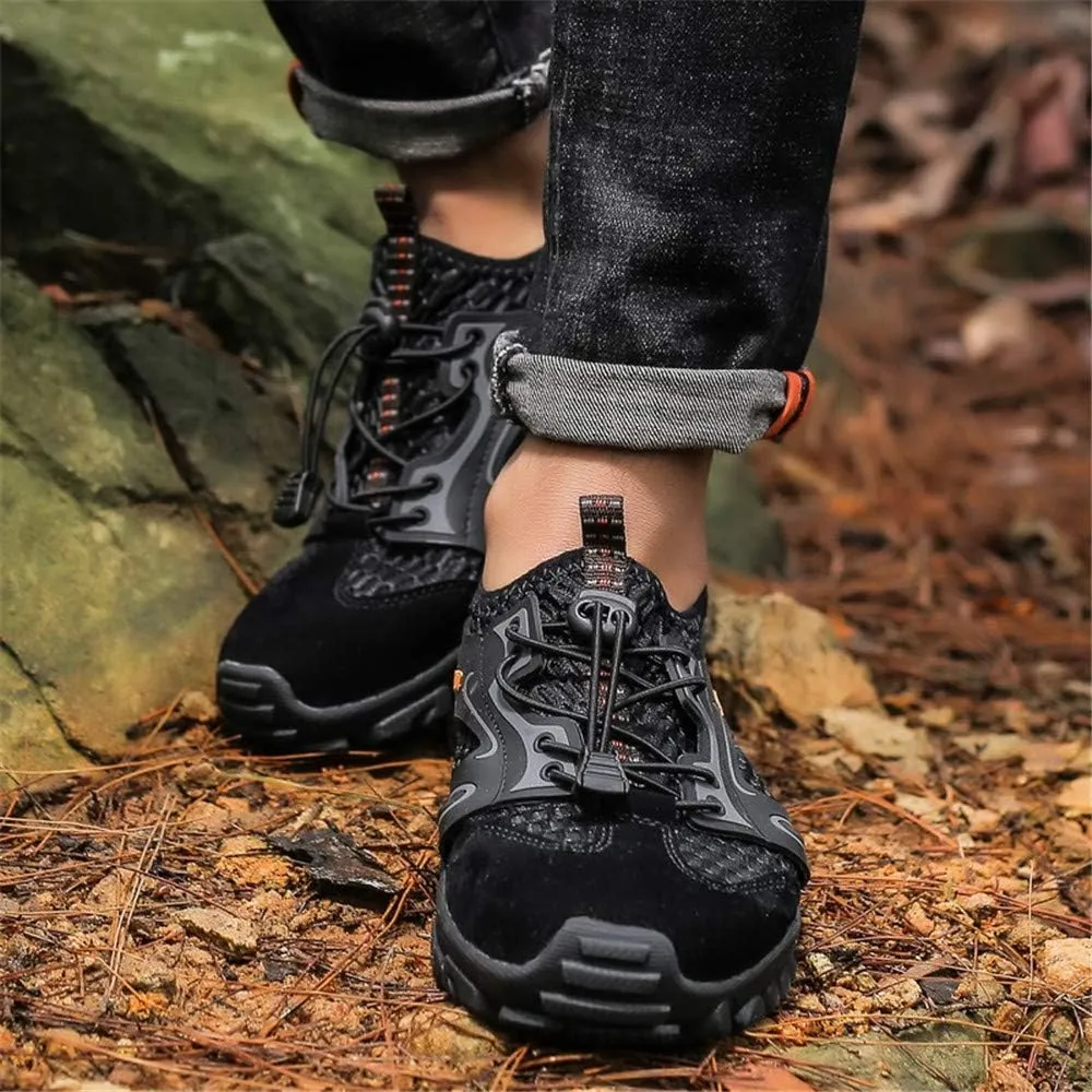 Men's Hiking Shoes Breathable Ultra-Slip Running Barefoot Trekking Mesh Quick Dry Lightweight Outdoor Training Sneakers