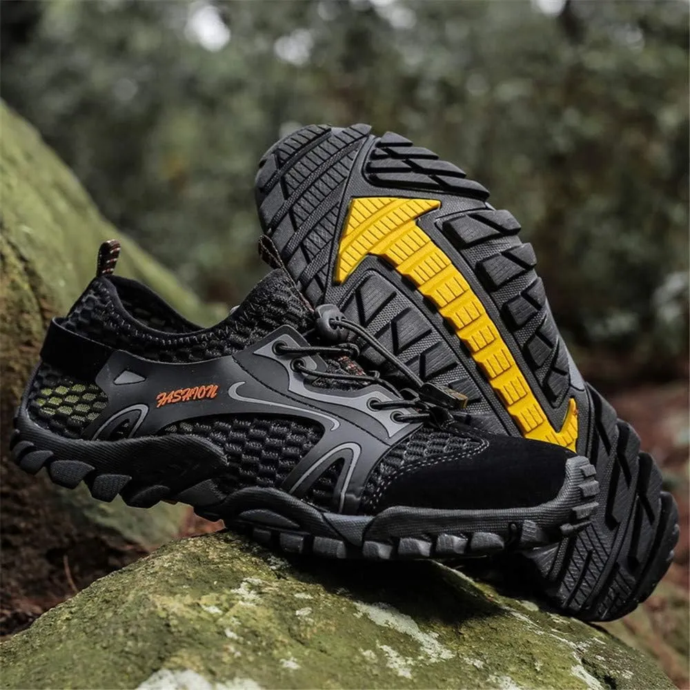 Men's Hiking Shoes Breathable Ultra-Slip Running Barefoot Trekking Mesh Quick Dry Lightweight Outdoor Training Sneakers