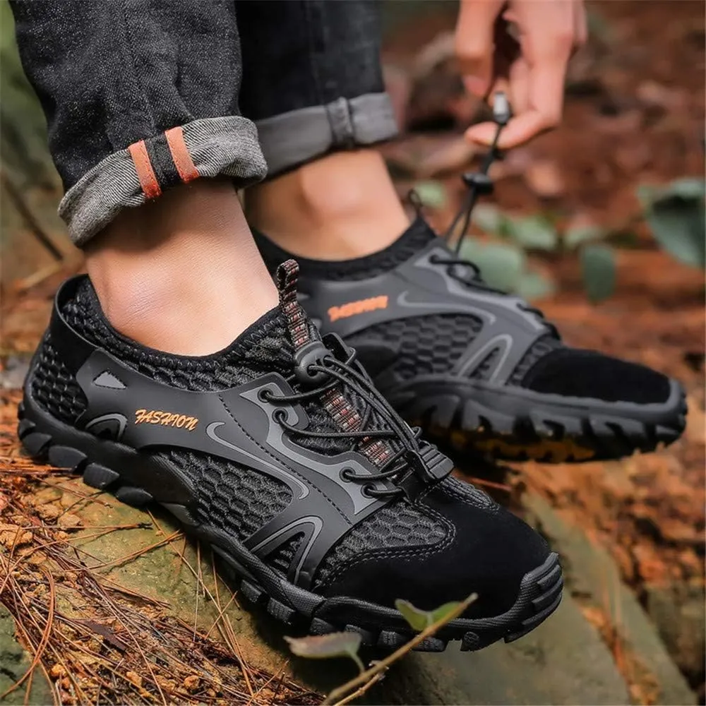 Men's Hiking Shoes Breathable Ultra-Slip Running Barefoot Trekking Mesh Quick Dry Lightweight Outdoor Training Sneakers