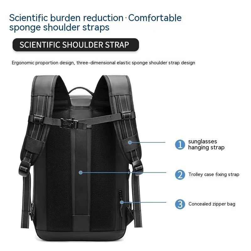 Men's Minimalist Multifunctional Large Capacity Travel Backpack