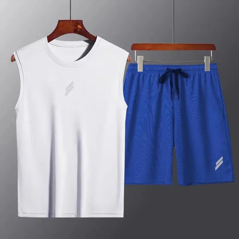 Men's Quick-Dry Mesh Sports Suit - 2-Piece Tracksuit