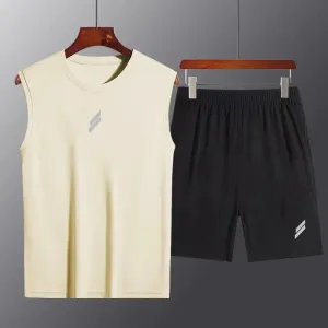 Men's Quick-Dry Mesh Sports Suit - 2-Piece Tracksuit