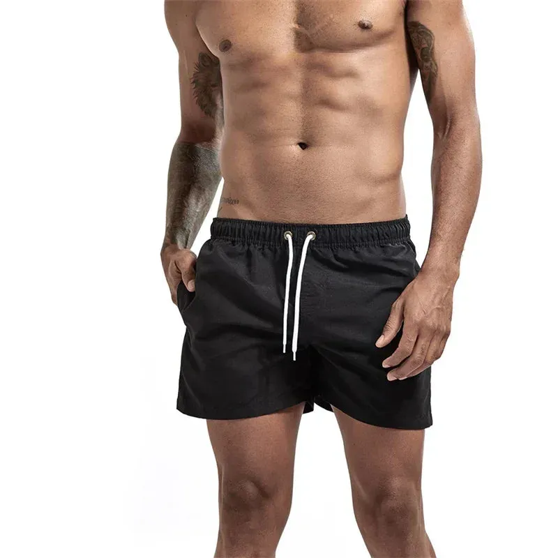 Men's Quick Dry Swim Trunks with Mesh Lining