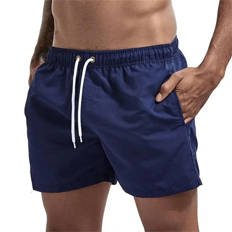 Men's Quick Dry Swim Trunks with Mesh Lining