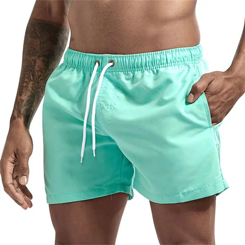 Men's Quick Dry Swim Trunks with Mesh Lining