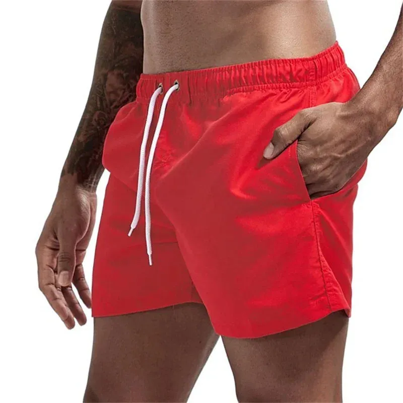 Men's Quick Dry Swim Trunks with Mesh Lining