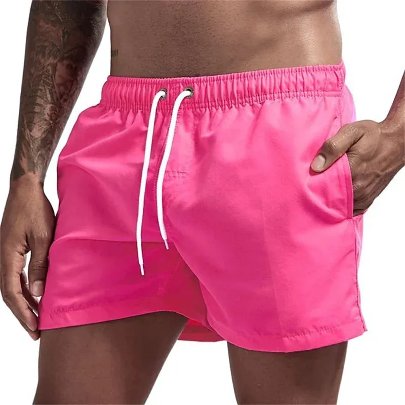 Men's Quick Dry Swim Trunks with Mesh Lining