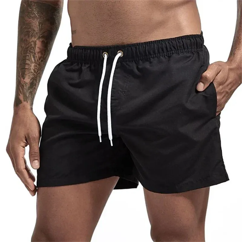 Men's Quick Dry Swim Trunks with Mesh Lining