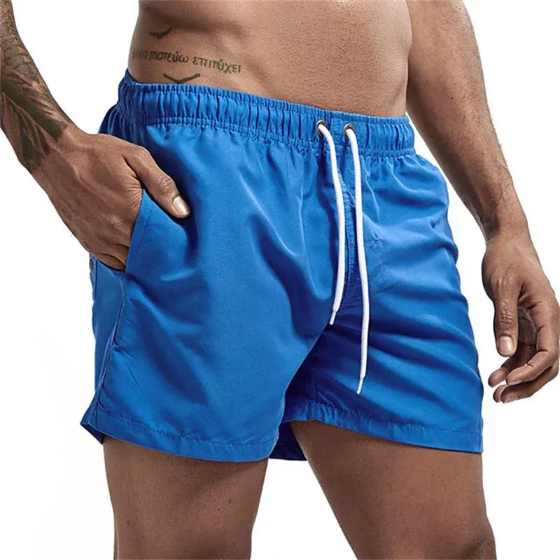 Men's Quick Dry Swim Trunks with Mesh Lining