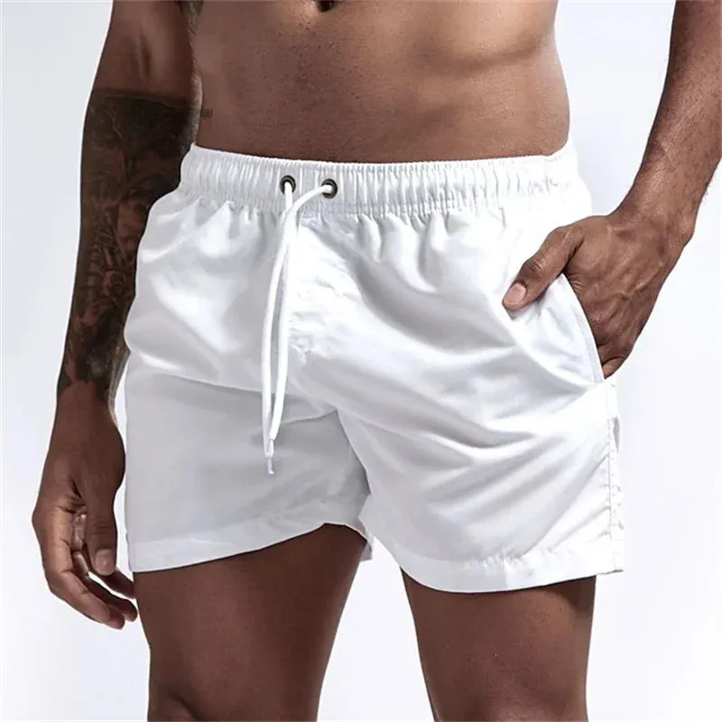 Men's Quick Dry Swim Trunks with Mesh Lining