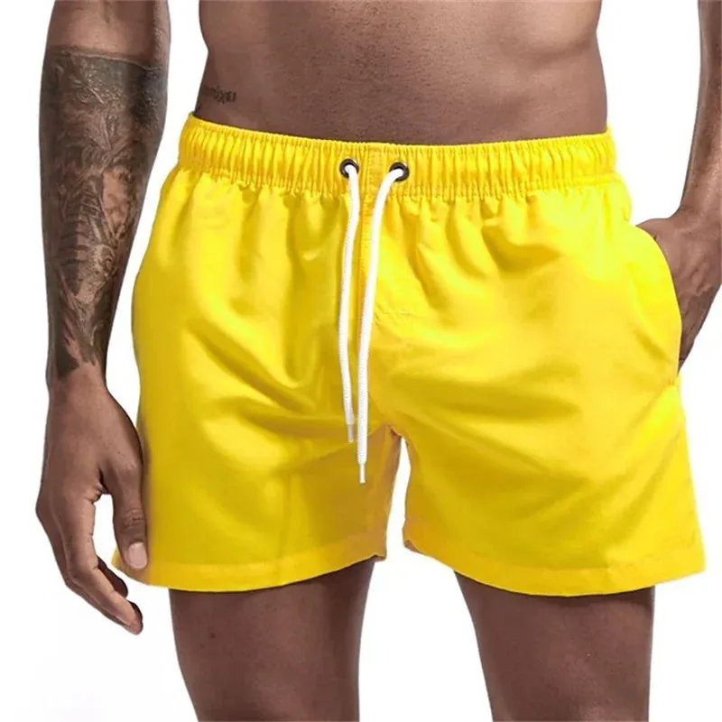 Men's Quick Dry Swim Trunks with Mesh Lining