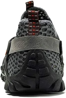 Mens Quick Dry Water Shoes, Mesh Hiking Trekking Outdoor Aqua Footwear, Camping, River Creek, Rainforest Hike,Beach