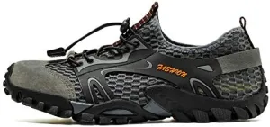 Mens Quick Dry Water Shoes, Mesh Hiking Trekking Outdoor Aqua Footwear, Camping, River Creek, Rainforest Hike,Beach