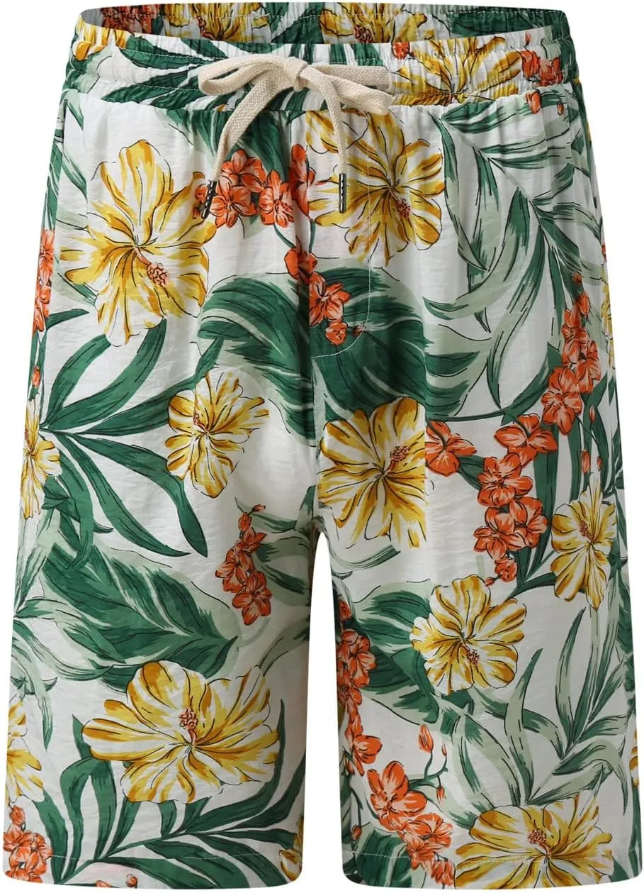 Men's Swim Trunks Quick Dry Bathing Suit Short Fashion Tether Pocket Board Short Pant Swimwear Bathing Suits Funny