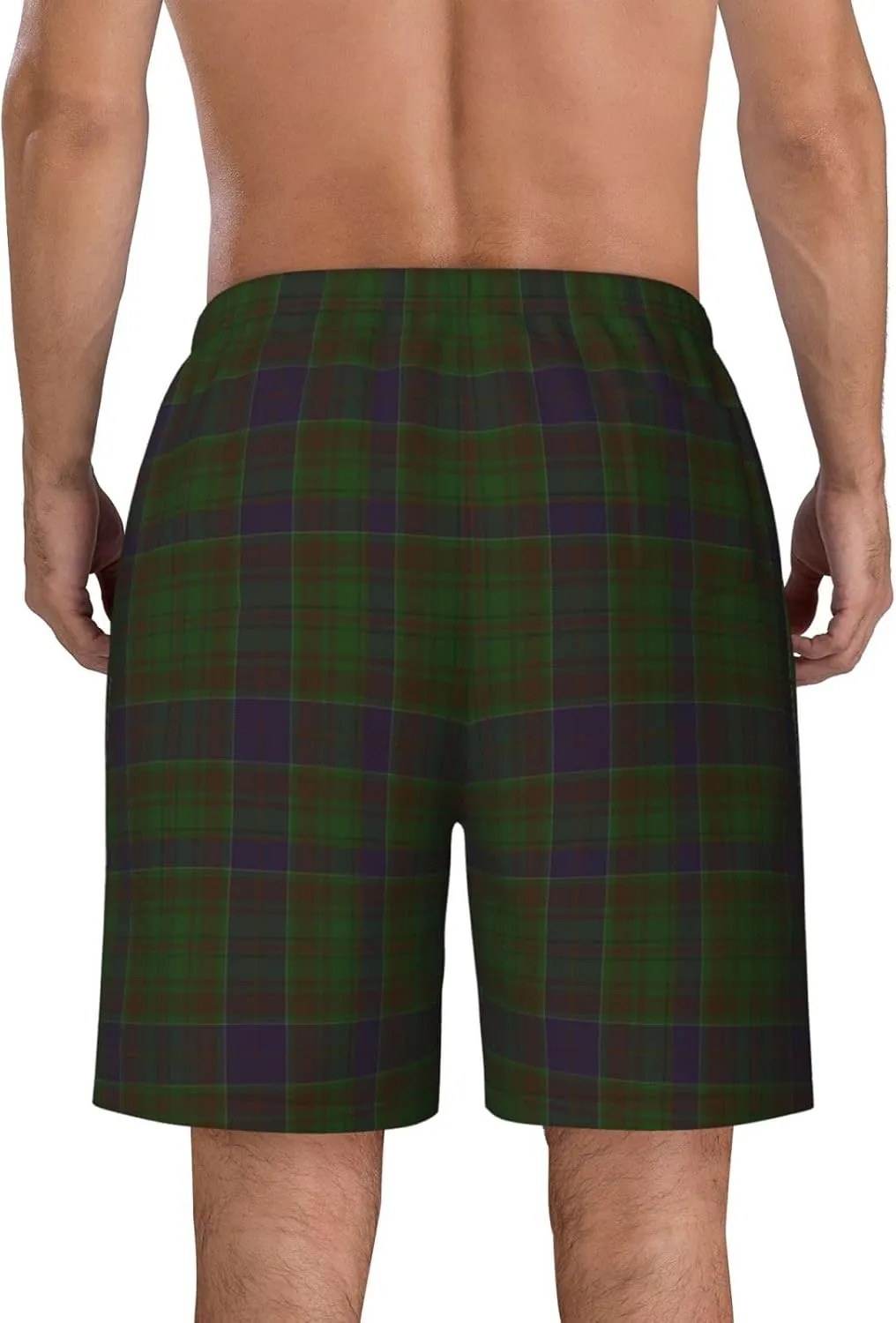 Men's Swim Trunks, Quick Dry Beach Shorts Summer Cool Beach Shorts with Mesh Lining