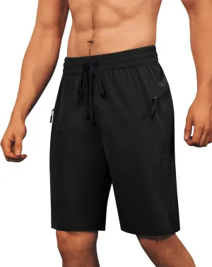 Men's Swim Trunks Quick Dry Beach Shorts with Zipper Pockets, UPF 50 , Swimming, Surfing, Outdoor - No Mesh Liner