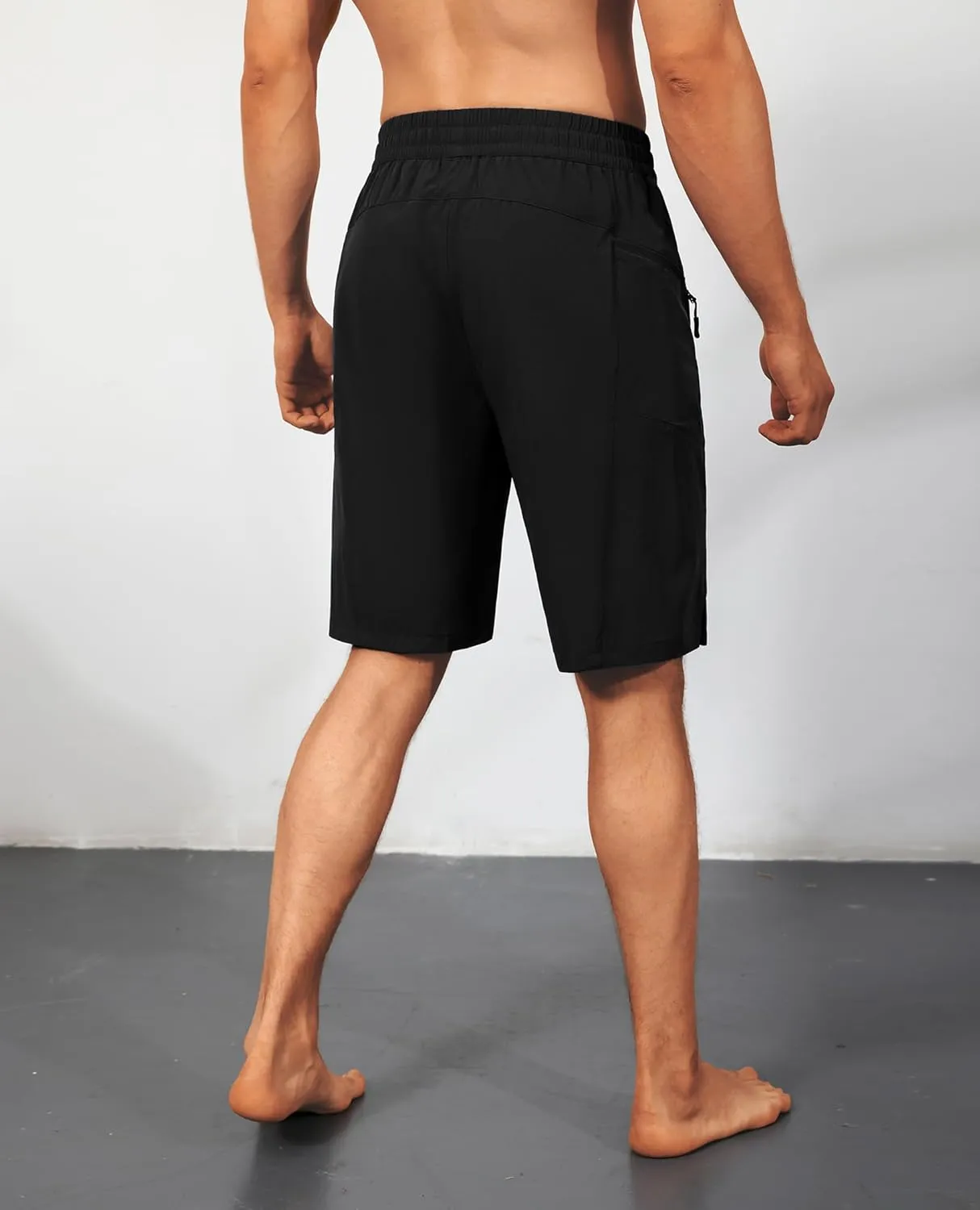 Men's Swim Trunks Quick Dry Beach Shorts with Zipper Pockets, UPF 50 , Swimming, Surfing, Outdoor - No Mesh Liner