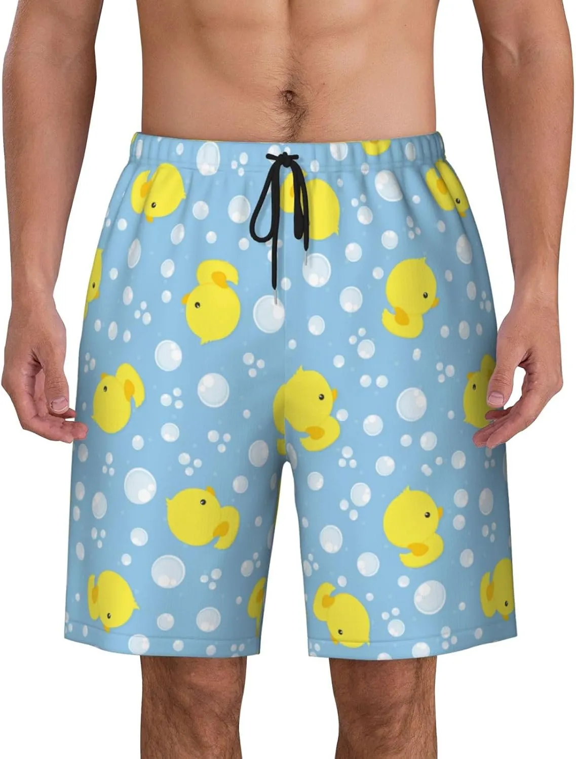 Mens Swim Trunks Quick Dry Swim Shorts with Mesh Lining Breathable Men's Beach Pants Swimwear Bathing Suits