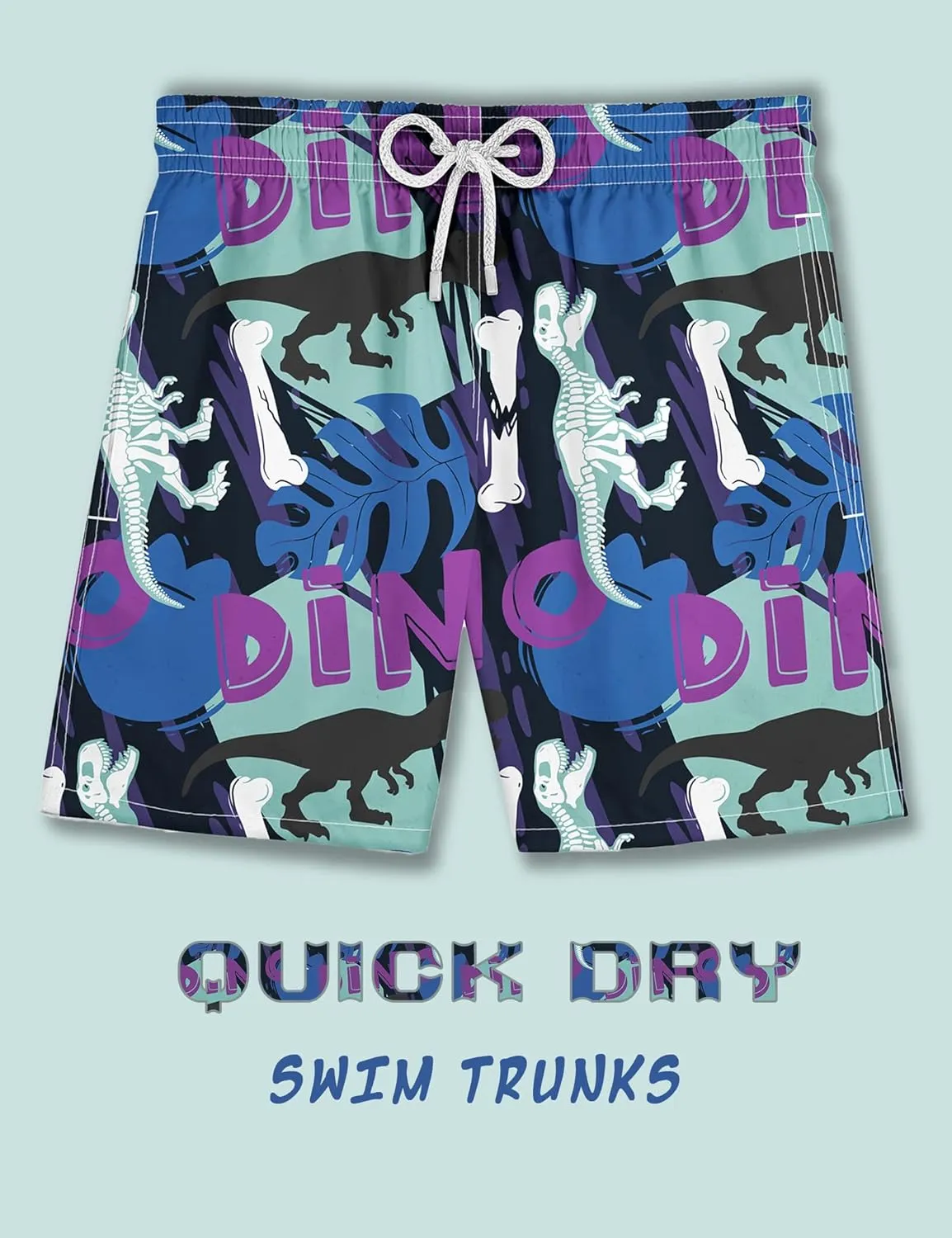 Mens Swim Trunks with Compression Liner Bathing Suits 2 Pack Quick Dry Stretch Beach Shorts 7 inch Inseam Swimwear
