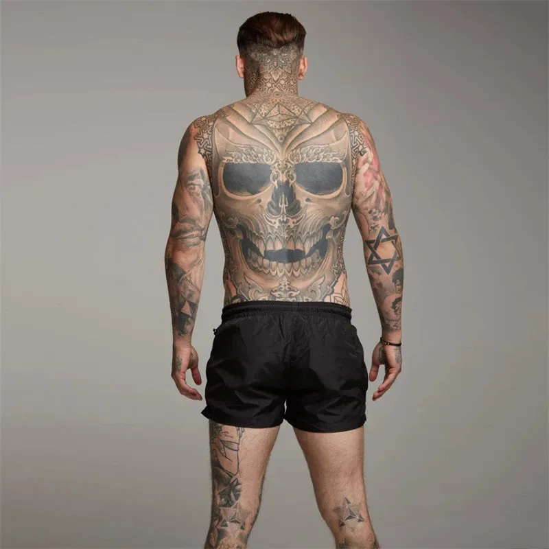 Mens Swim Trunks with Zipper Pockets Mesh Liner