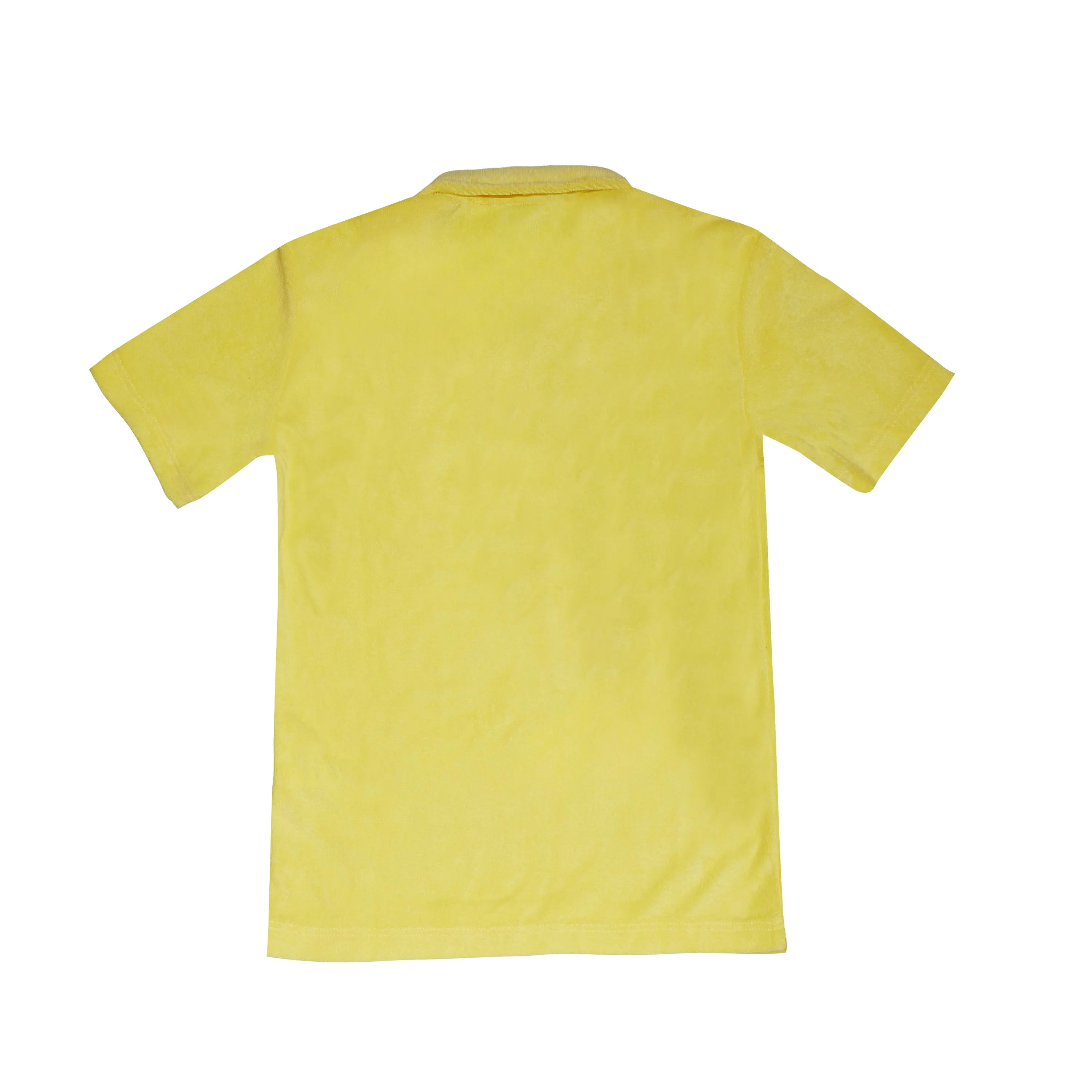 MEN'S TERRY POLO T-SHIRT YELLOW