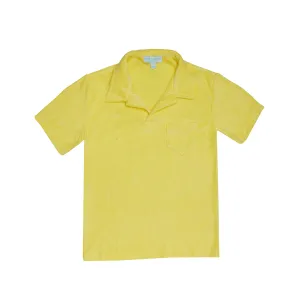 MEN'S TERRY POLO T-SHIRT YELLOW