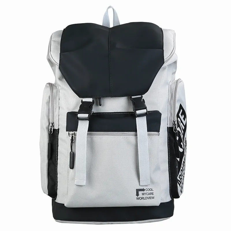 Men's Trendy Style Korean Work Clothes Leisure Backpacks