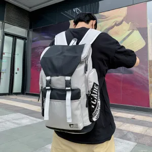 Men's Trendy Style Korean Work Clothes Leisure Backpacks