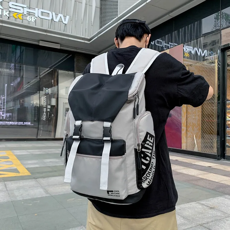 Men's Trendy Style Korean Work Clothes Leisure Backpacks