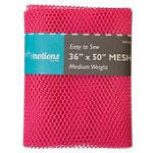 Mesh Fabric Bright Pink