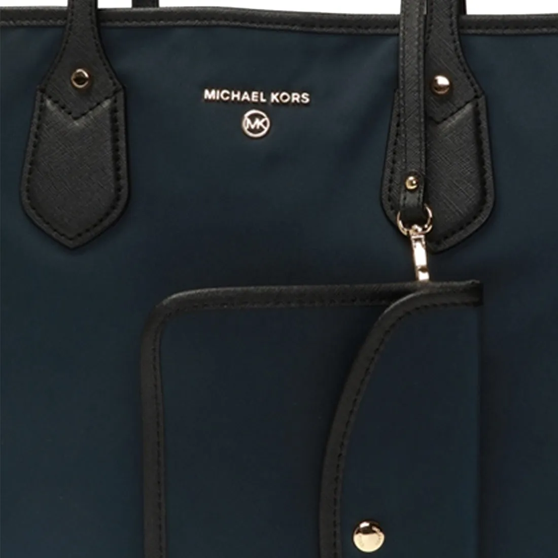 Michael Kors Eva Large Nylon Gabardine Tote Bag in Navy Multi 30H9GV0T3C