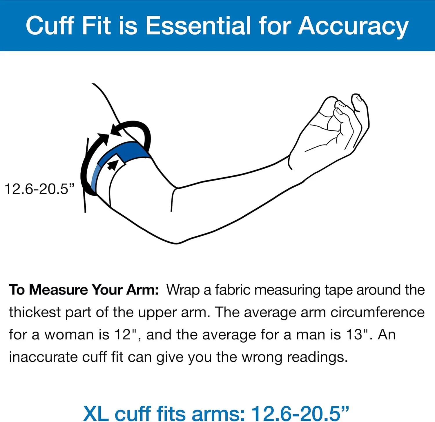 Microlife Replacement Blood Pressure Cuff (Extra Large (12.6-20.5 inch))