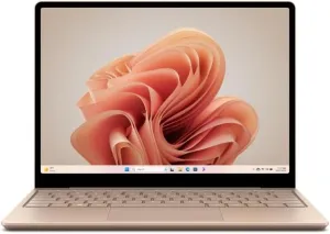 Microsoft Surface Laptop Go 3 (2023) - 12.4-inch Touchscreen, Intel i5-1235U, 8GB RAM, 256GB SSD, Windows 11, Sandstone (Renewed)