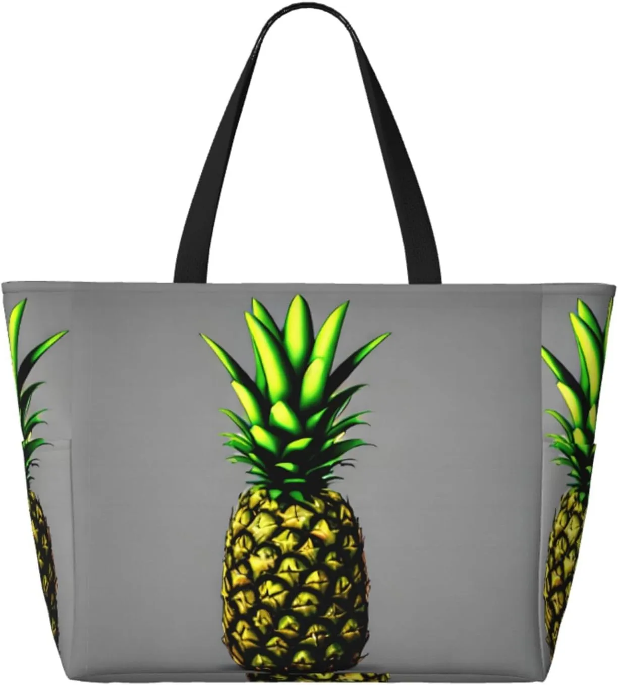Mid Century Modern Spacious Large Capacity Beach Travel Bag - Foldable Beach Bag Tote Bag With Zipper