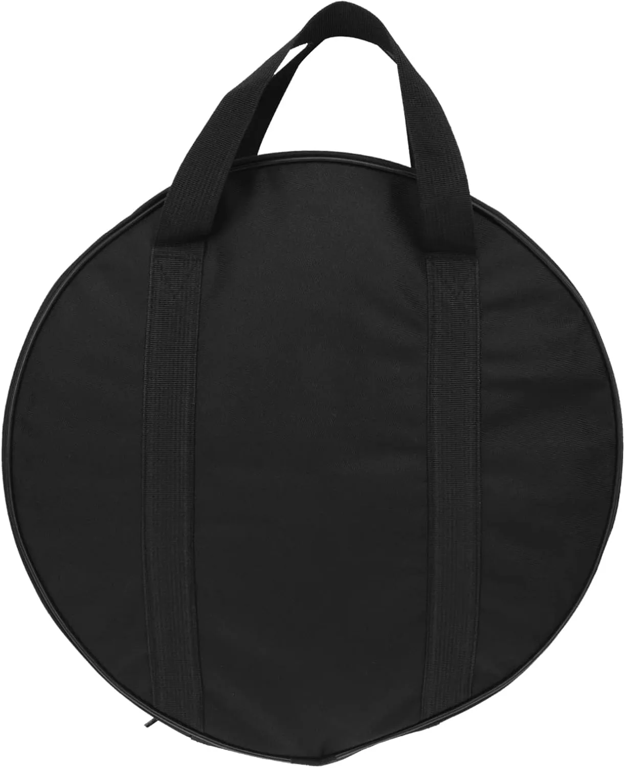 Mikinona Waterproof Gong Bag Zipper Tambourine Carrying Case Padded Shoulder Straps
