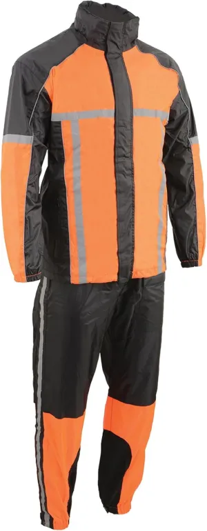 Milwaukee Performance Men's Waterproof Rain Suit w/HI Vis Reflective Tape