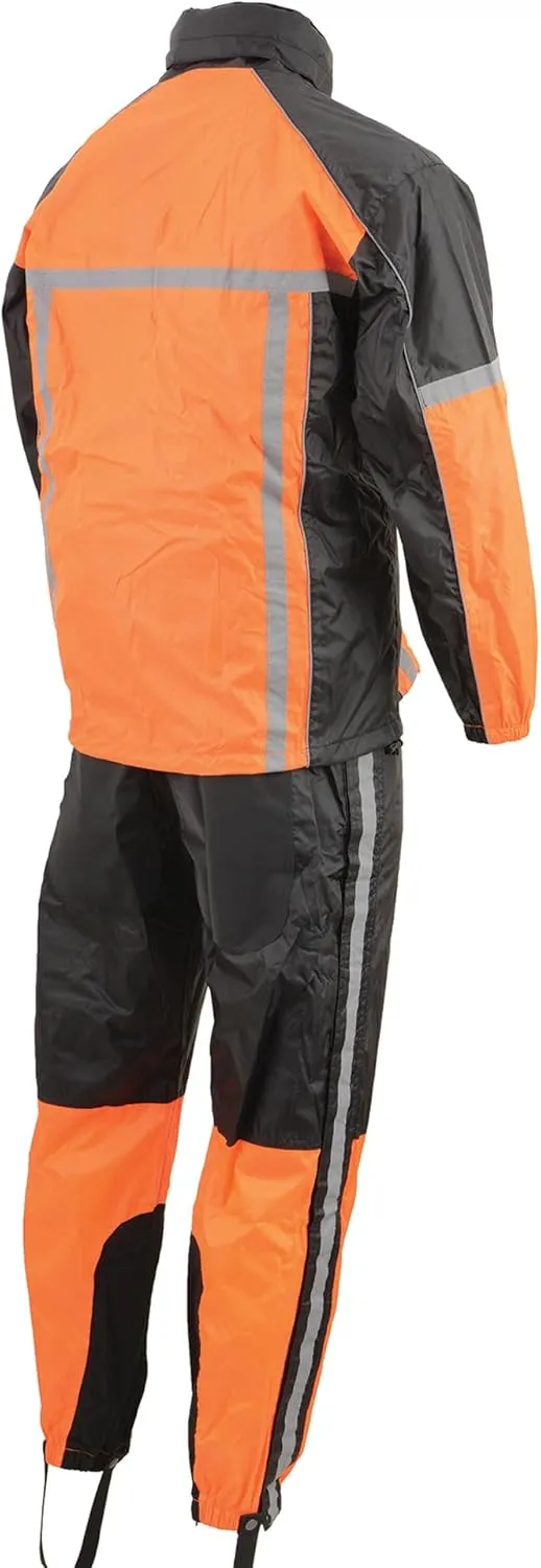 Milwaukee Performance Men's Waterproof Rain Suit w/HI Vis Reflective Tape